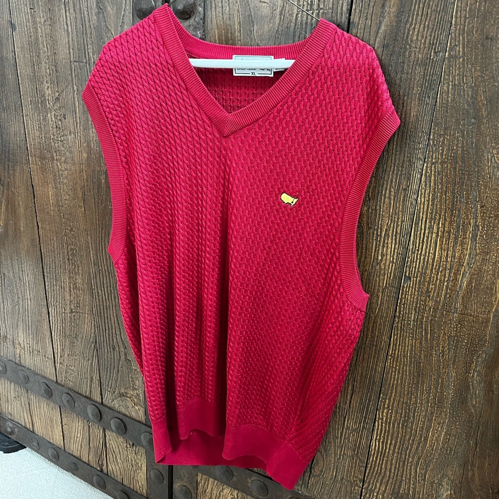 Augusta national golf shop masters sweater vest